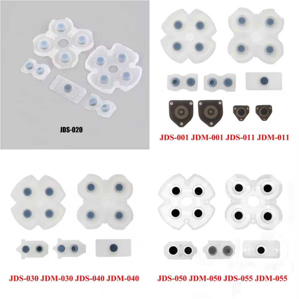ปุ่มยางซิลิโคนสํารองเปลี่ยนสําหรับ Sony Ps4 Jds-001 Jds-010 Controller หรือ Sony Ps4 Jds-030 Jds-040