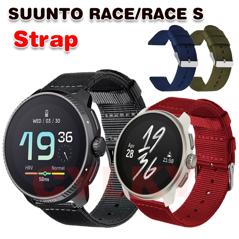 สําหรับ SUUNTO RACE S Strap Nylon Canvas Breathable Soft SUUNTO RACE Band
