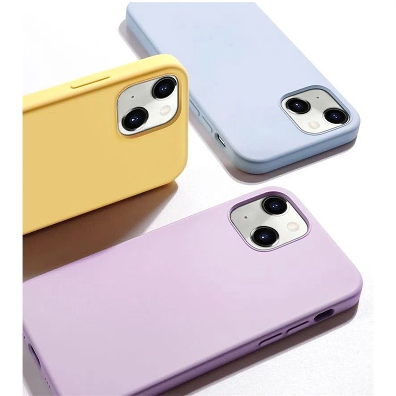 มีโลโก้แฟชั่นคลาสสิกเคลือบซิลิโคนเหลวเคสโทรศัพท์iPhone 16 11 12 13 14 15 Pro MAX Case Plus Mini X XS MAX XR ลื่นป้องกันกล้องกันกระแทกiPhone 12 Case - รูปที่ 6