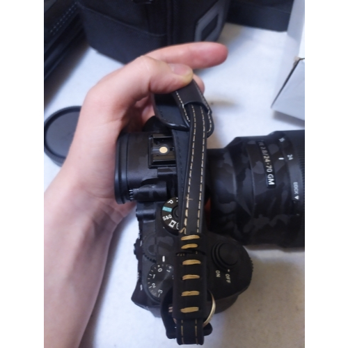 Pu หนัง Lanyard กล้องข้อมือสายคล้องมือสําหรับ Sony Alpha 7 IV A7M4 A7C A9III A7CII ZV-E1 ZV-E10 II ZV-E10L A9 A7C A7S A7R A6600 V7