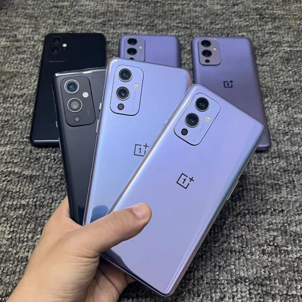 Oneplus 9 8GB RAM 128GB ROM Snapdragon 888 6.55 สมาร์ทโฟน Android มือสองโทรศัพท์มือถือใหม่ 98%