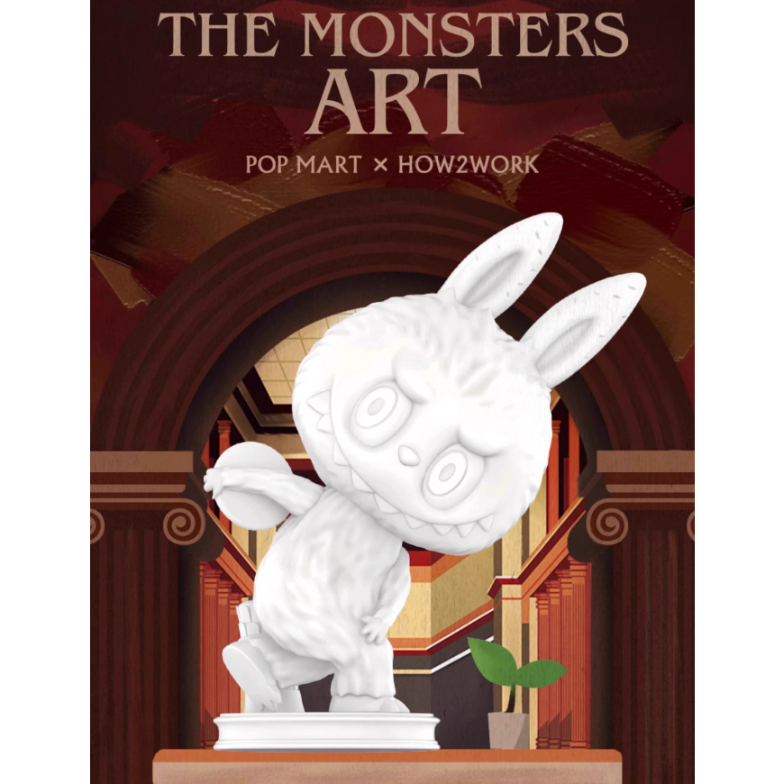 P POPMART LABUBU Elf Art Series Mystery Box Figure อินเทรนด์เล่นตกแต่งของขวัญตุ๊กตา