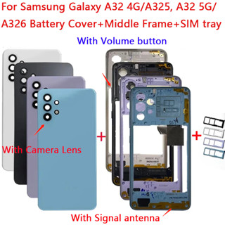 ใหม่ปกหลังสําหรับ Samsung Galaxy A32 4G/A325, A32 5G/ A326 ฝ…