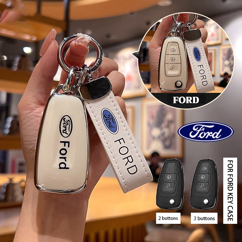 Ford car TPU เคสกุญแจ Ford ranger/EVEREST/ranger xls 14-17/ranger xlt 14-17/ecosport ปลอกกุญแจรถ พวงกุญแจ Ford