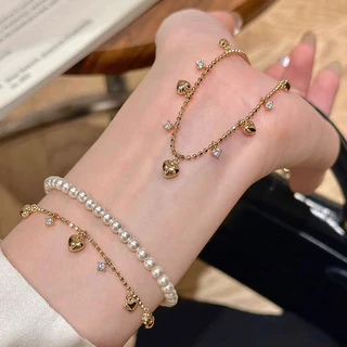 จากไทย 1วันถึง💕สร้อยข้อมือเหล็กไทเทเนียม จี้เพชรเดี่ยวสไตล์ใหม่ | ไม่จางหาย ระดับไฮเอนด์ | หรูหรา ประณีต