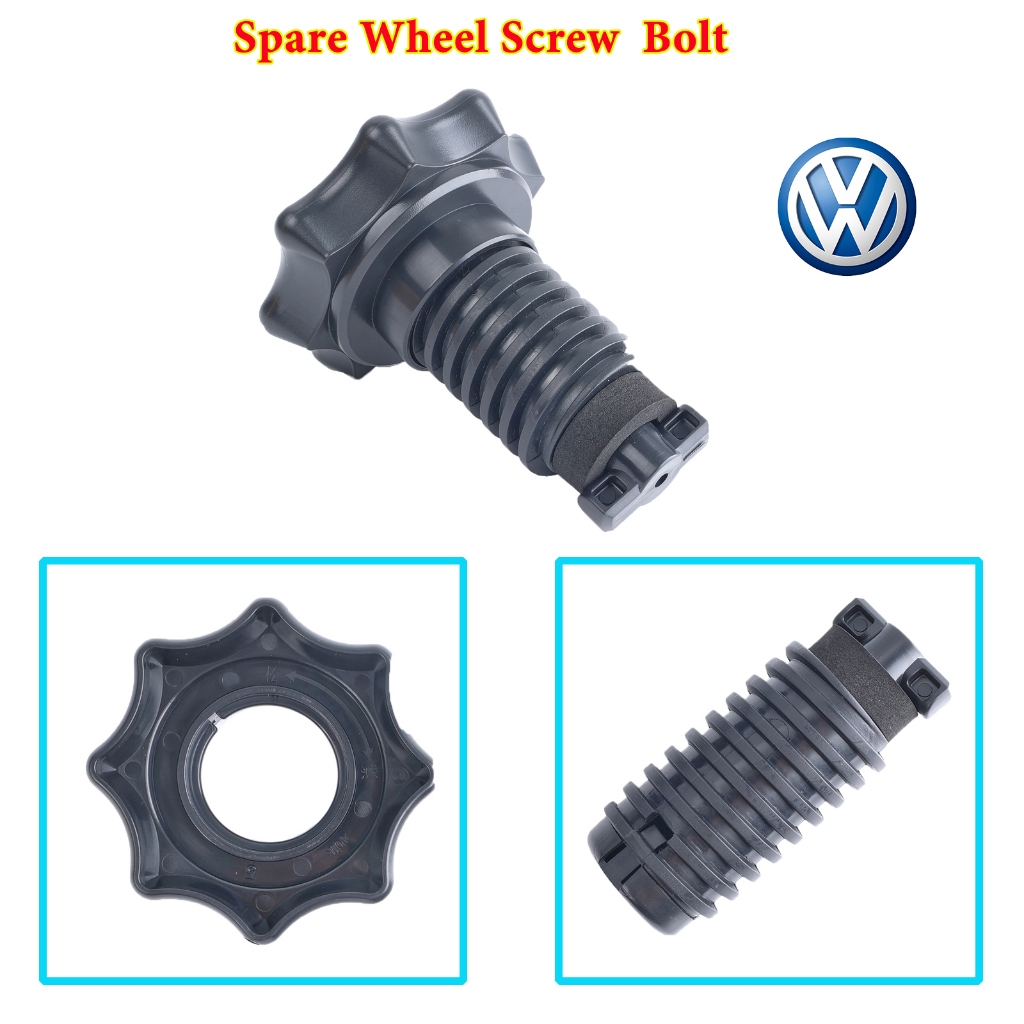 Volkswagen ยางอะไหล่สกรู Bolt ยาง Hold Nut สําหรับ VW Golf Beetle Jetta Passat Scirocco EOS รถอุปกรณ