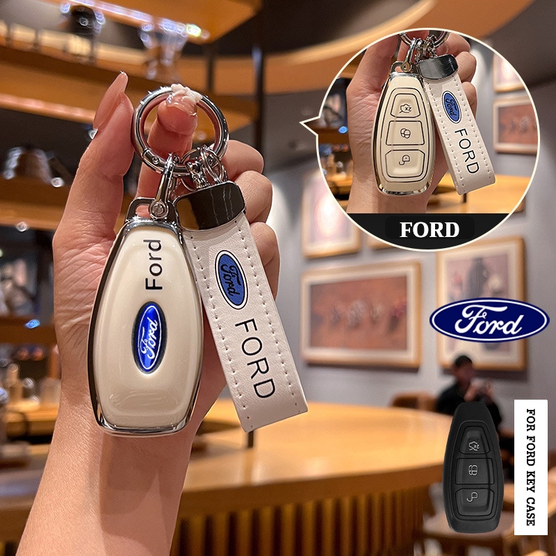 Ford car TPU smart key case Ford ecosport/focus/festa ปลอกกุญแจรถ พวงกุญแจ Ford