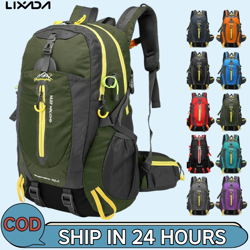 [Lixada Th Mall] กระเป๋าเป้สะพายหลัง ใส่แล็ปท็อป กันน้ํา 40 ลิตร สําหรับผู้ชาย และผู้หญิง เหมาะกับการพกพาเดินทาง