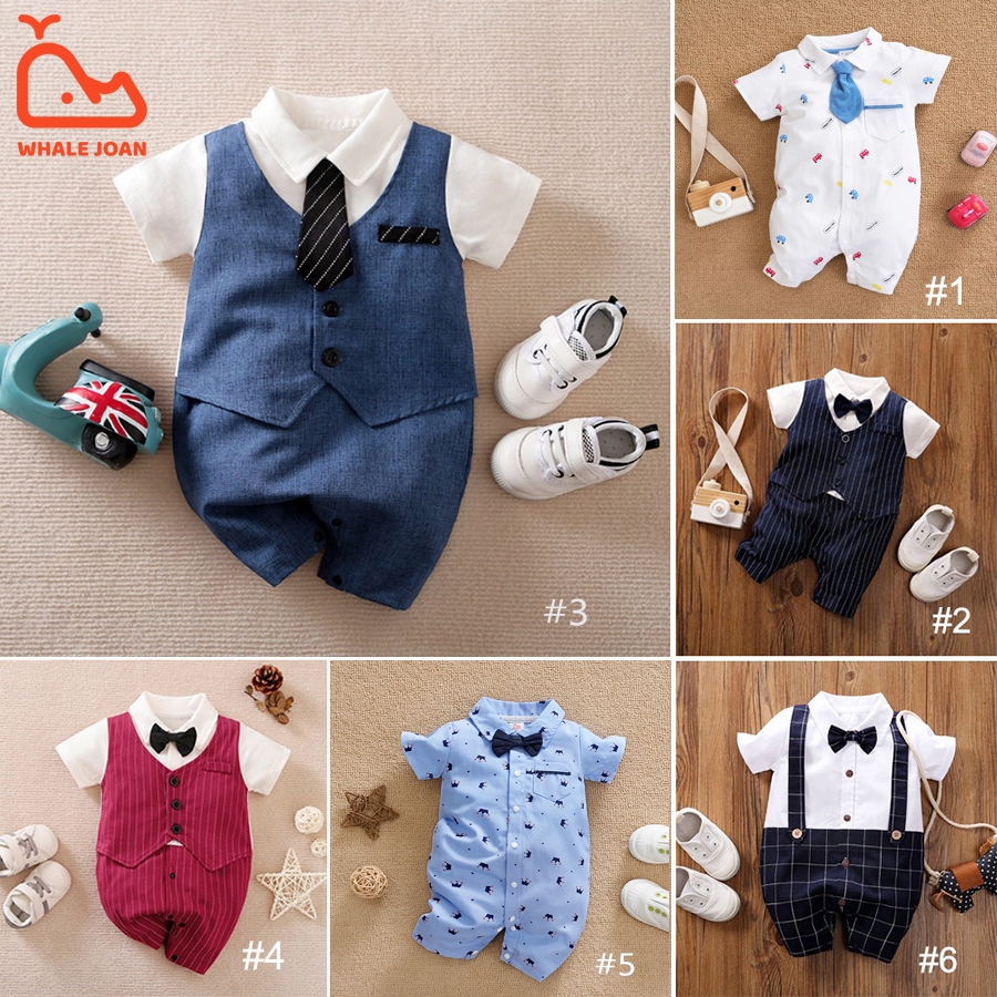 0-24m เด็กทารก Romper ทารกแรกเกิดแขนสั้นชุดเสื้อผ้าสําหรับฉลอง Baptism christening