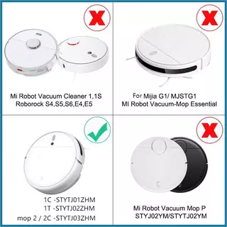 【อุปกรณ์เสริม】 แปรงหลักแปรงด้านข้าง Mop ผ้า Hepa Filter เข้ากันได้กับ For Xiaomi Mijia Robot Vacuum Mop 2 / 2C STYTJ03ZHM Sweeping Robotic cleaner 1C STYTJ01ZHM Mop 2 Pro+ STYTJ02HM