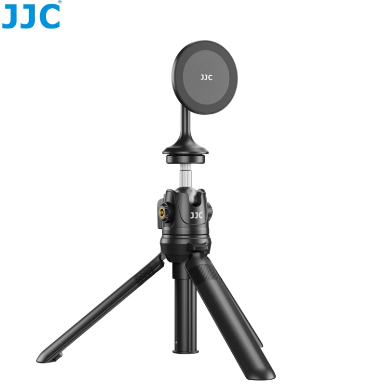 JJC Phone Tripod แม่เหล็กโทรศัพท์ขาตั้งกล้องอะแดปเตอร์ /MAG-Safe ขาตั้งกล้อง Selfie Stick สำหรับ Apple 16 15 14 13 12 สมาร์ทโฟน/แม่เหล็กเคสโทรศัพท์