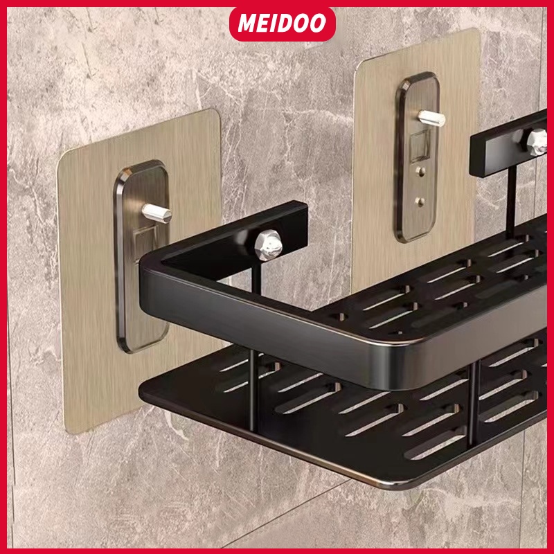 MEIDOO สติกเกอร์ทรงพลังไม่ต้องเจาะรู,สติกเกอร์ติดผนังห้องน้ำ,แข็งแรงทนทาน