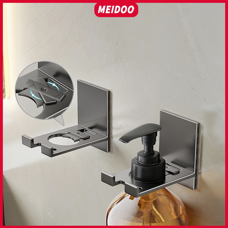 MEIDOO ที่ใส่เจลอาบน้ํา เจลล้างมือ สีเทา มีหลายฉากให้เลือก