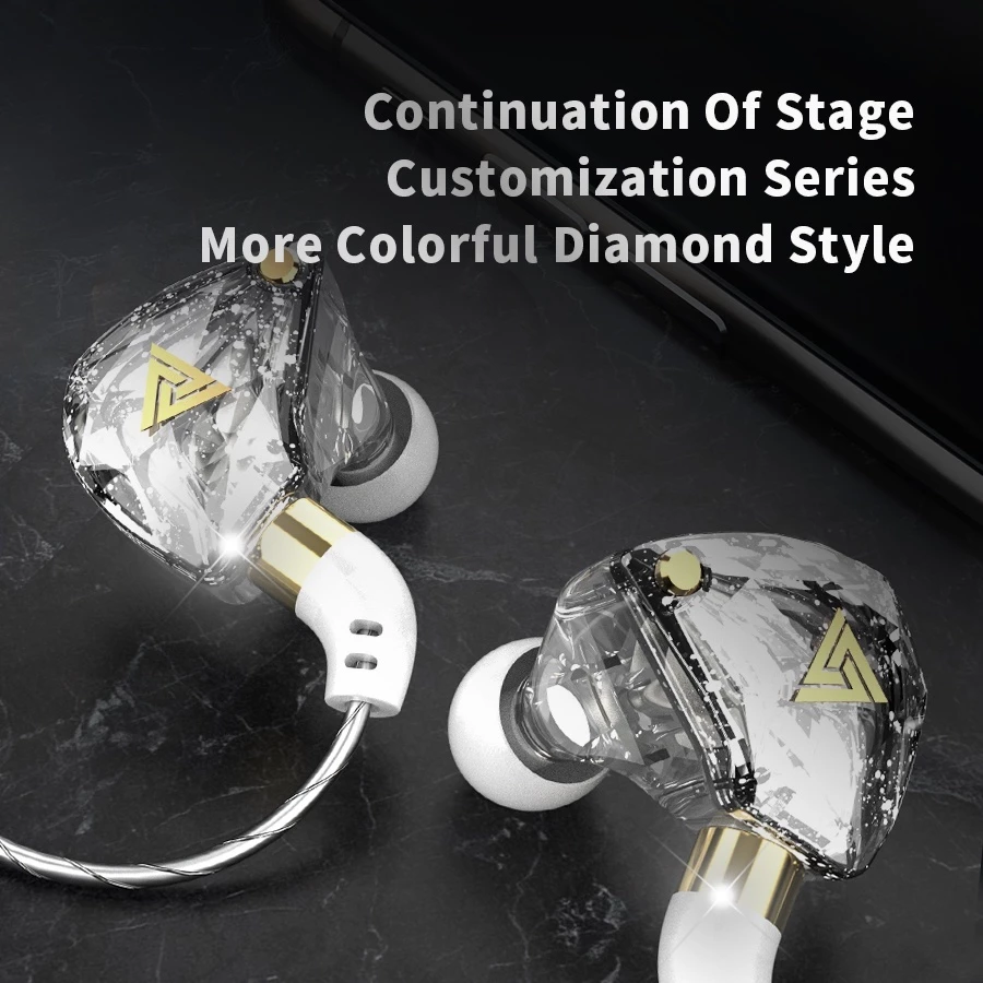 หูฟังมีสาย QKZ SK8 In-Ear Stereo 3.5 มม. พร้อมไมโครโฟน thumbnail 5