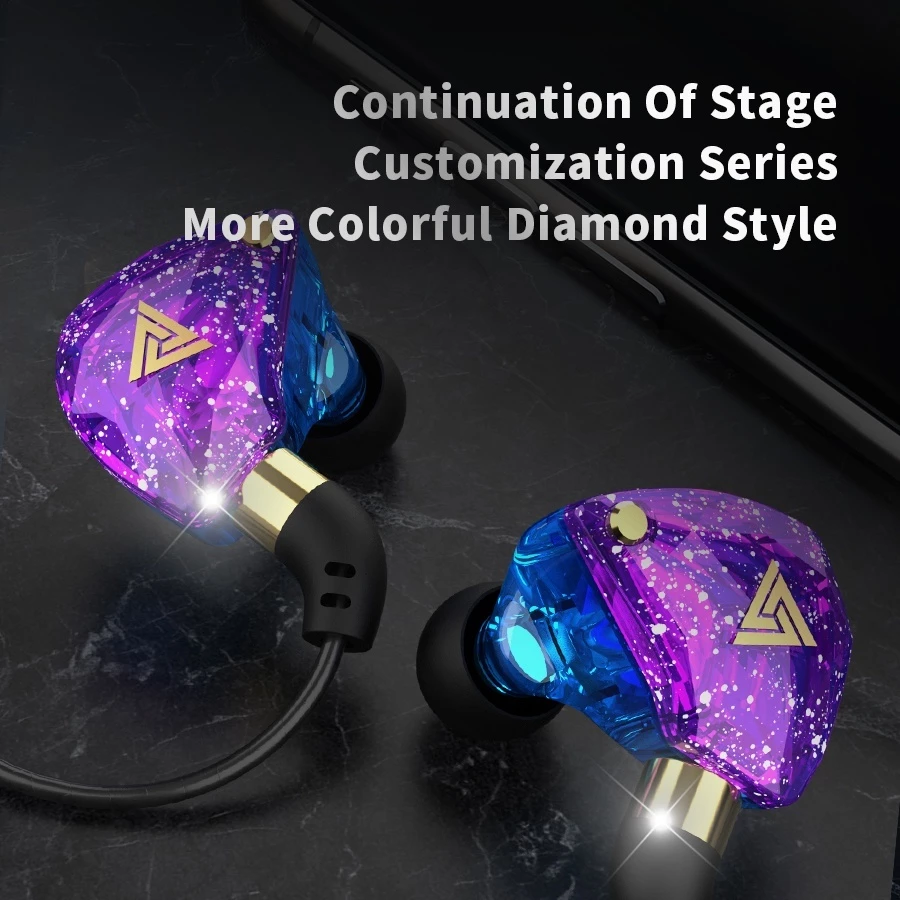 หูฟังมีสาย QKZ SK8 In-Ear Stereo 3.5 มม. พร้อมไมโครโฟน thumbnail 4