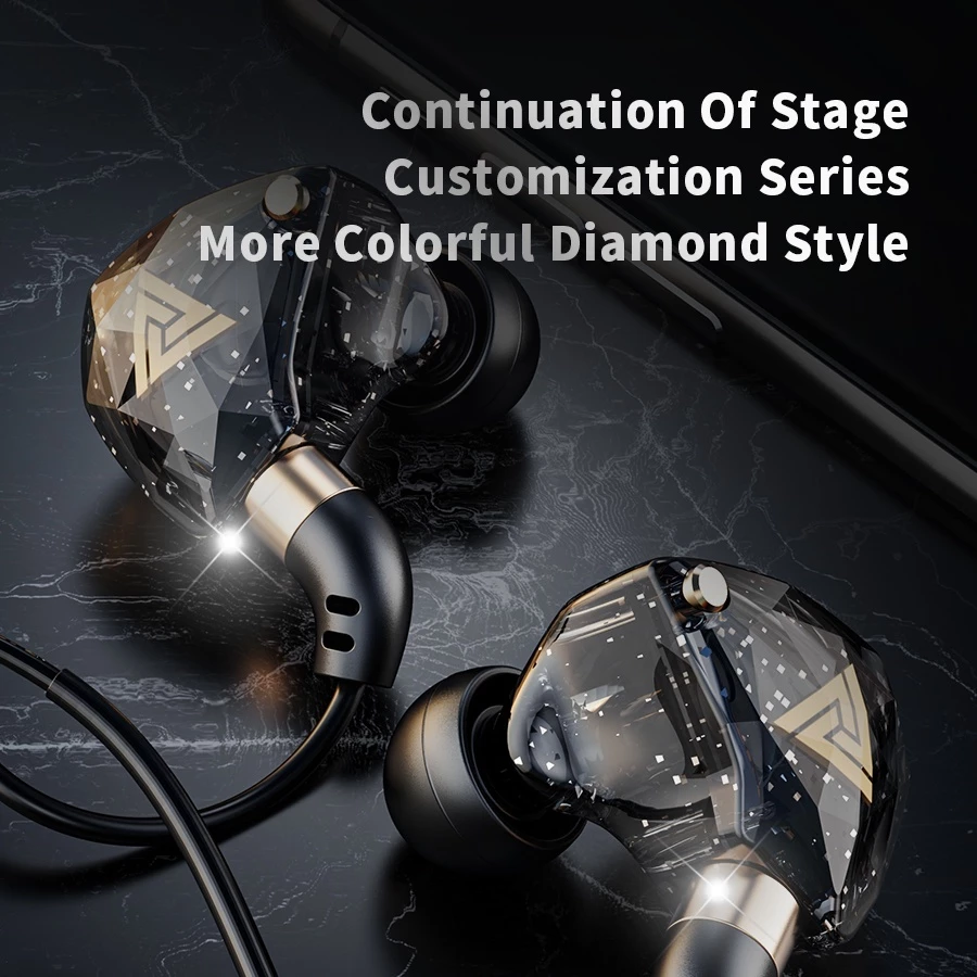 หูฟังมีสาย QKZ SK8 In-Ear Stereo 3.5 มม. พร้อมไมโครโฟน thumbnail 6