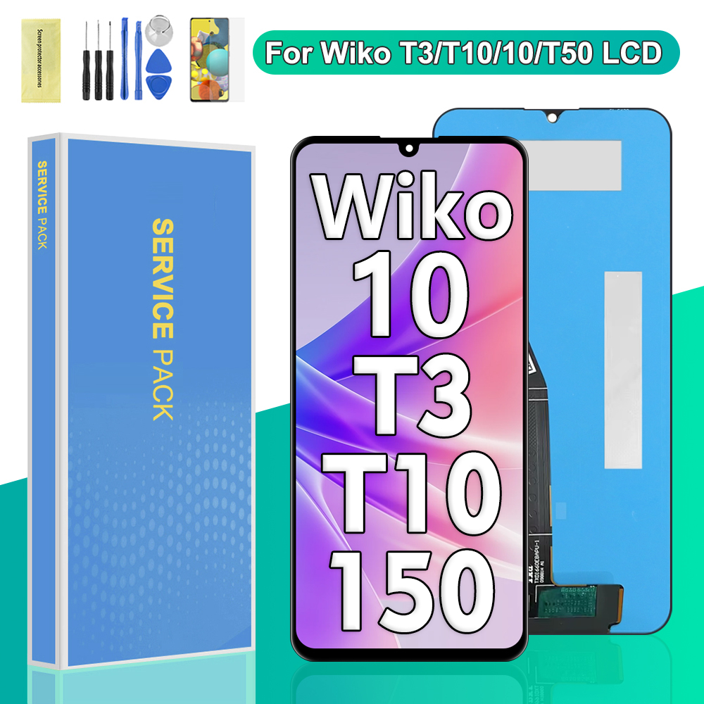 สําหรับ Wiko 10 / Wiko T3 / Wiko T10 / Wiko T50 จอแสดงผล LCD Touch Screen Digitizer Assembly