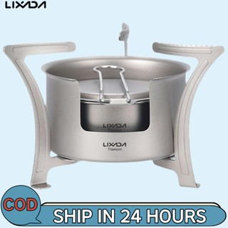 LIXADA ลิเซียดา ไทเทเนียมเตาตั้งแคมป์เตาแอลกอฮอล์ เบามาก มิน…