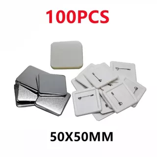 【จัดส่ง2วัน】50x50 มม.สแควร์ตู้เย็นป้ายเครื่องกดหมุนคู่มือทําแม่เหล็กตู้เย็นป้าย หมุด สําหรับของขวัญโฮมออฟฟิศธุรกิจป้ายเครื่องปุ่มชง