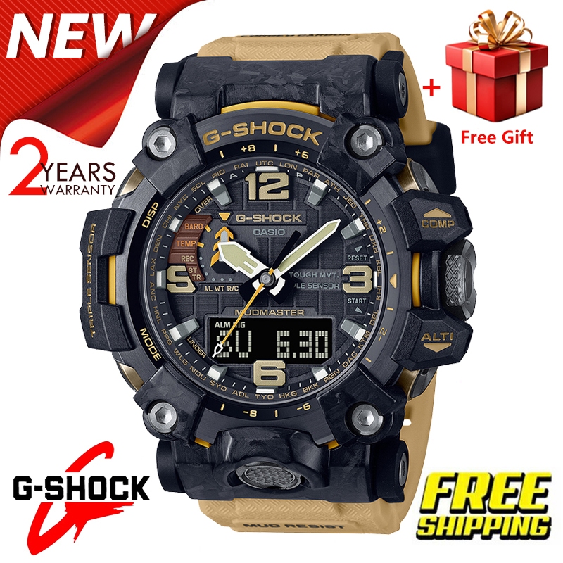 （สิงค้าขายดี）รุ่นฮิต สายแฟชั่น นาฬิกาผู้ชาย สีดำ หน้าปัดดิจิตอล สายเรซิ่น พร้อมส่ง รับประกัน 1 ปี รุ