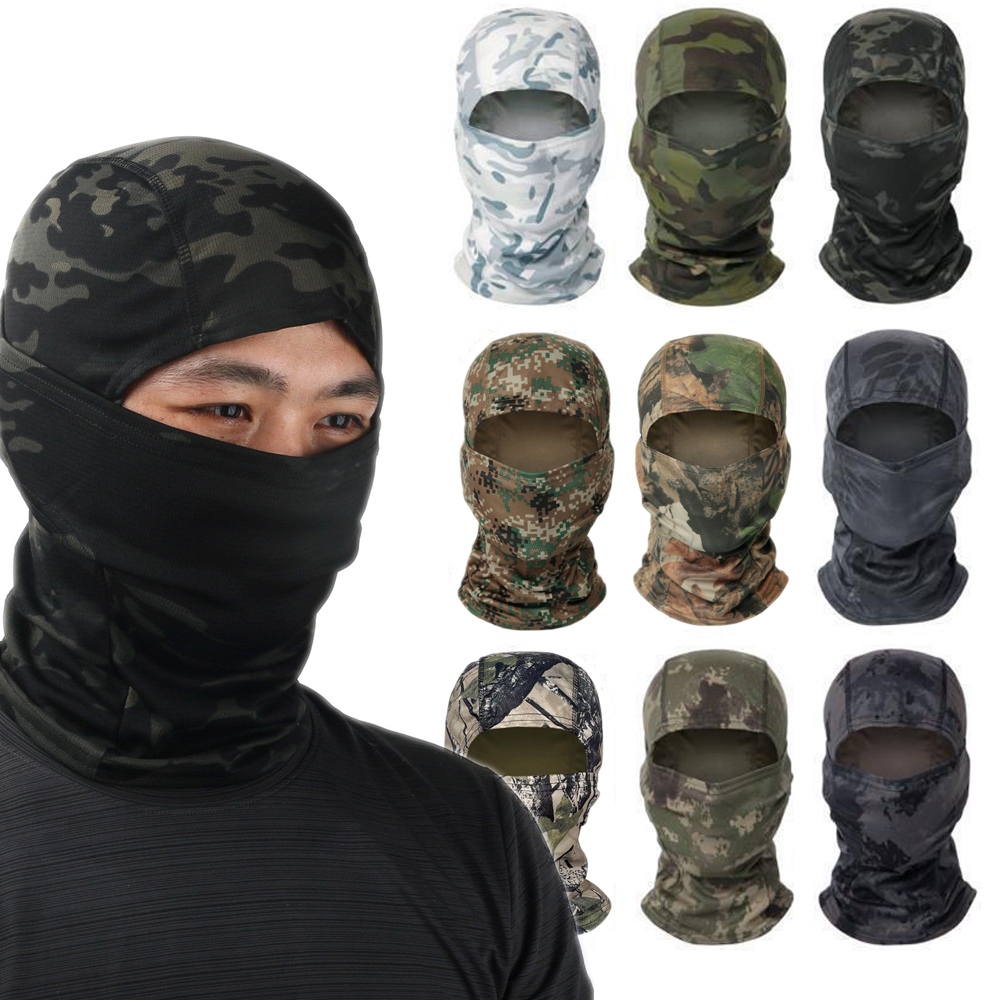 Balaclava Face Mask Bandana Hood Headwear สําหรับขี่จักรยาน Sking การล่าสัตว์