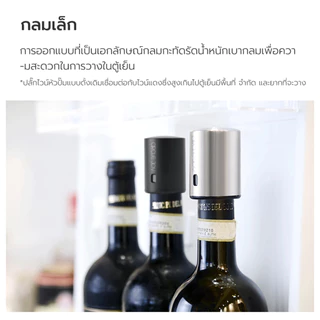 Circle Joy Smart Wine Stopper จุกไวน์สุญญากาศสแตนเลส แบบอัจริยะ