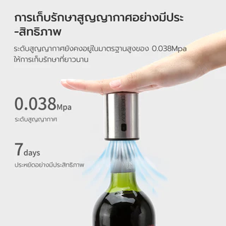 Circle Joy Smart Wine Stopper จุกไวน์สุญญากาศสแตนเลส แบบอัจริยะ