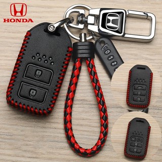 ของแท้หนังรถ Remote Key สําหรับ Honda Jazz/HR-V/CR-V/BR-V/Ac…