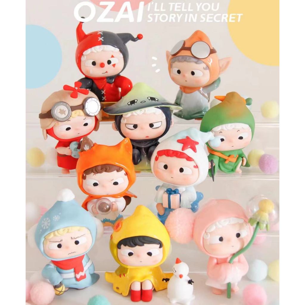 OZI Secretly Tell You Story Series ตุ๊กตาตุ๊กตาของเล่นเครื่องประดับจี้