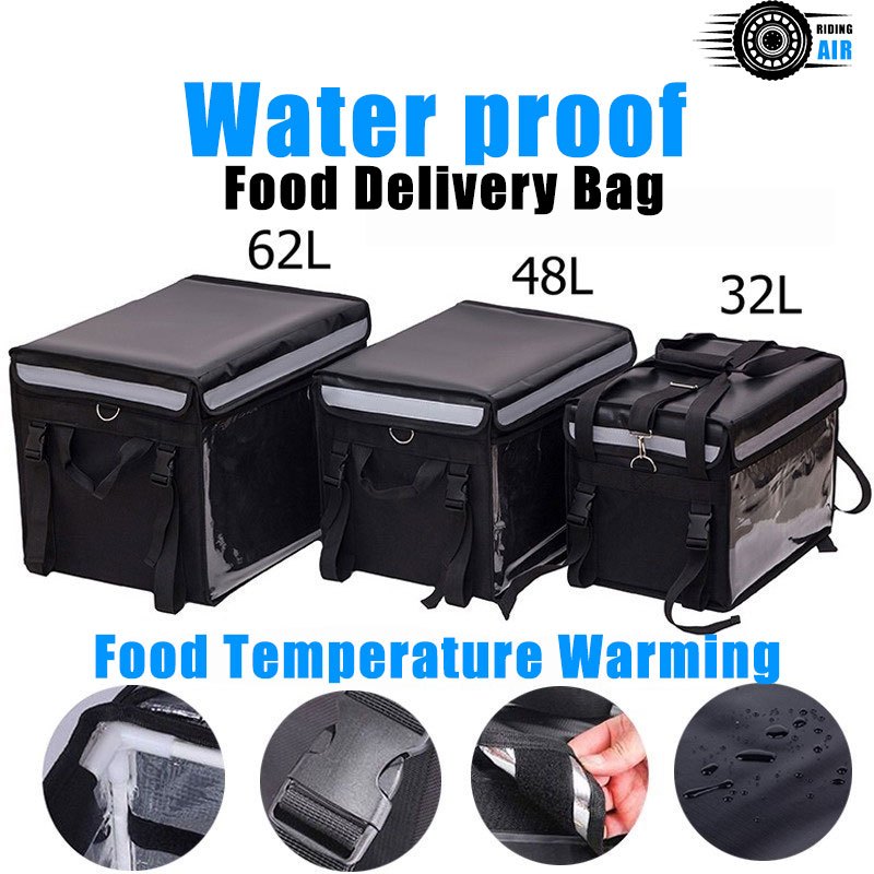 กระเป๋าส่งอาหาร กระเป๋าส่งอาหารกันน้ํา Foodpanda Beg Food Insulation Bag Motorcycle Meal Waterproo D