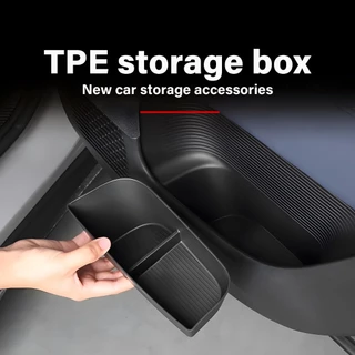 เหมาะสำหรับ Xpeng G6 รถด้านหน้าและประตูด้านหลังกล่องเก็บ TPE กันน้ำถาดเก็บอุปกรณ์เสริม