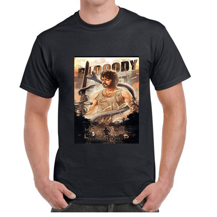 เสื้อยืด GOAT Vijay Thalpathy Vijay 68 เสื้อยืดแฟชั่น Kaos short slevee Tee In Malaysia_Ready Stock