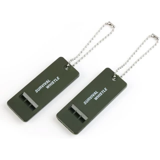 Sanlike นกหวีดฉุกเฉิน 120db Multi-Audio Loud Safety อุปกรณ์เสริมพวงกุญแจ Flat Survival Whistle สําหรับกลางแจ้ง Camping เดินป่าพายเรือ Backpacking ตกปลากู้ภัยสัญญาณ