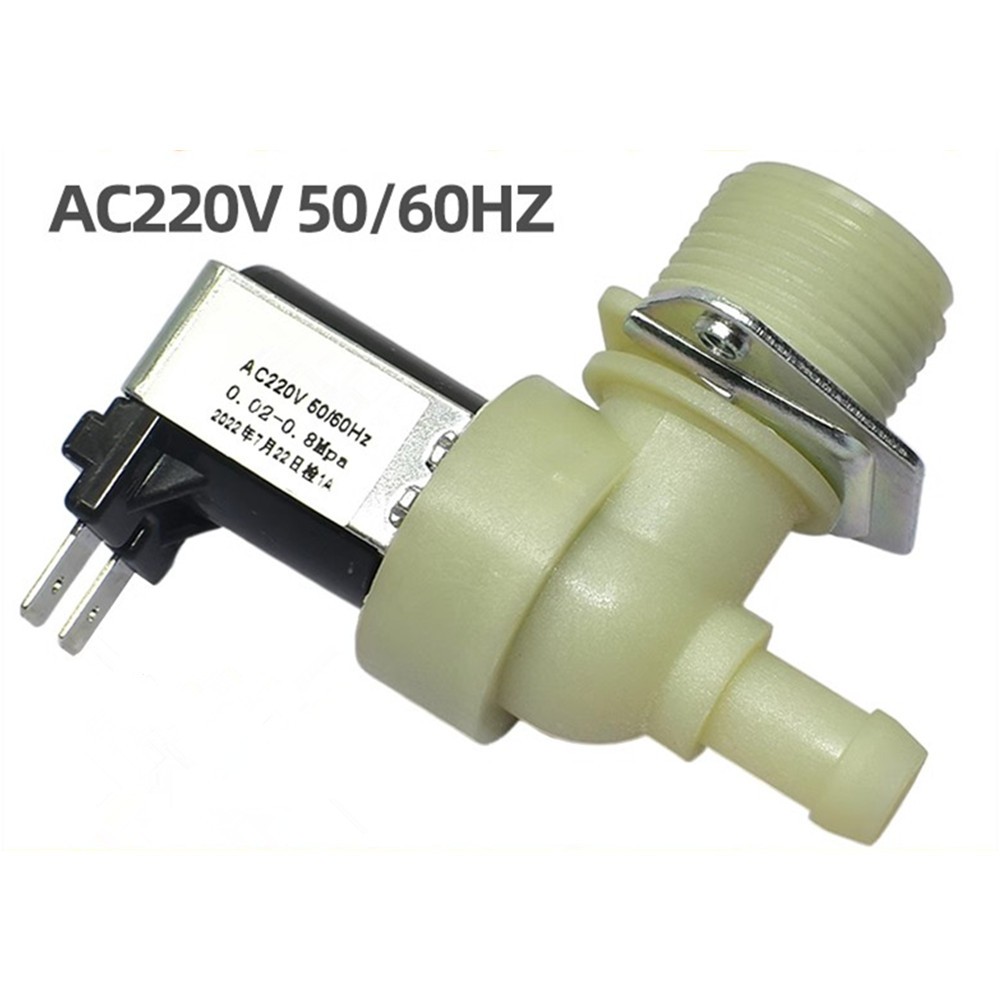 Universal เครื่องทําน้ําแข็งวาล์วทางเข้า FCD180G AC220V โซลินอยด์วาล์วพลาสติก 6 จุดสวิตช์การไหลของน้ําวาล์วเติมน้ํา