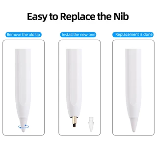 GOOJODOQ ปากกา Stylus CD3293 แม่เหล็กดูดติด จอไวสูง จดจำการเอียงได้ แบตเตอรี่อึด ใช้กับ iPad/แท็บเล็ต