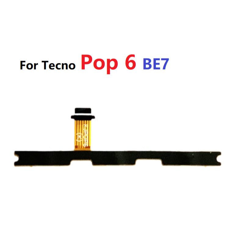 ปุ่มสวิตช์ไฟ flex สําหรับ Tecno Pop 6 Pro Go BE7 BE8 BE6j