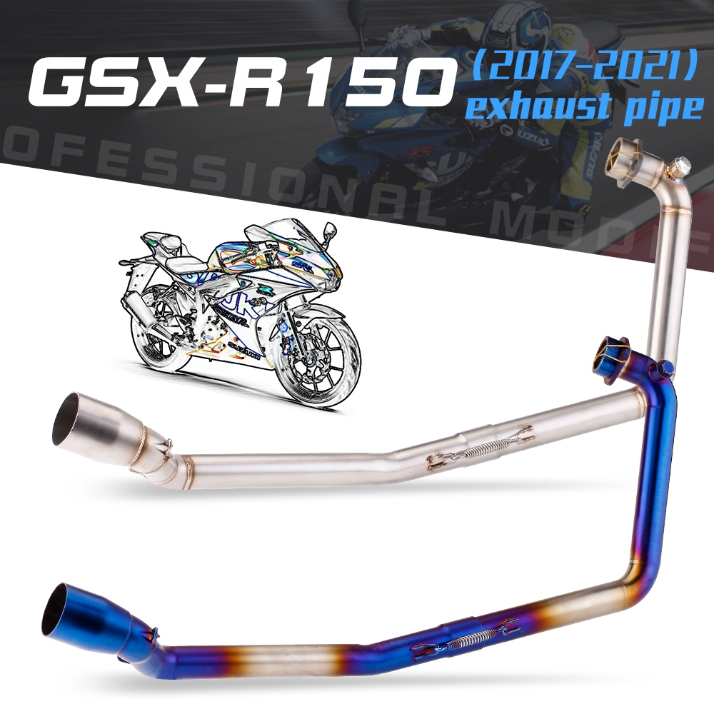 Slip On สําหรับ SUZUKI GSXR150 GSX150R GSX S150 GSX-S150 gsxr125 รถจักรยานยนต์ไอเสีย Escape ปรับเปลี