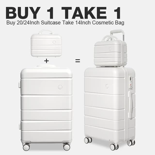 【สต็อกไทยพร้อมส่ง】（ซื้อหนึ่งแถมหนึ่ง）TRAVELCUL กระเป๋าล้อลาก 14+20 นิ้ว 14+24 นิ้ว 14+28 นิ้ว วัสดุ PC ล็อค TSA รวมกันระหว่างผู้ปกครองและเด็ก