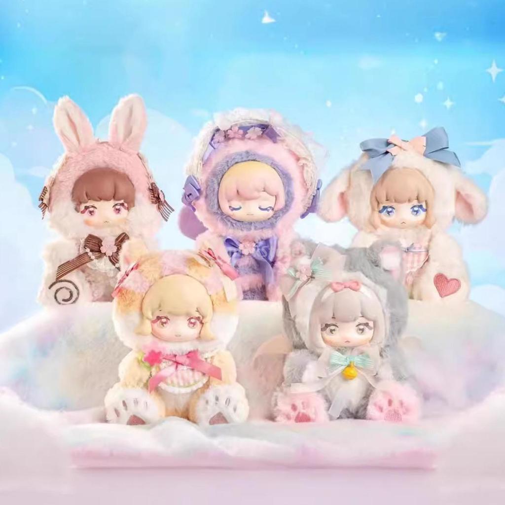 [myfosrz] พร้อมส่ง 4 NINIZEEE ของแท้ 100% ชิ้นการ์ตูนตุ๊กตาสัตว์นุ่มของเล่นสําหรับวันเกิดบ้าน