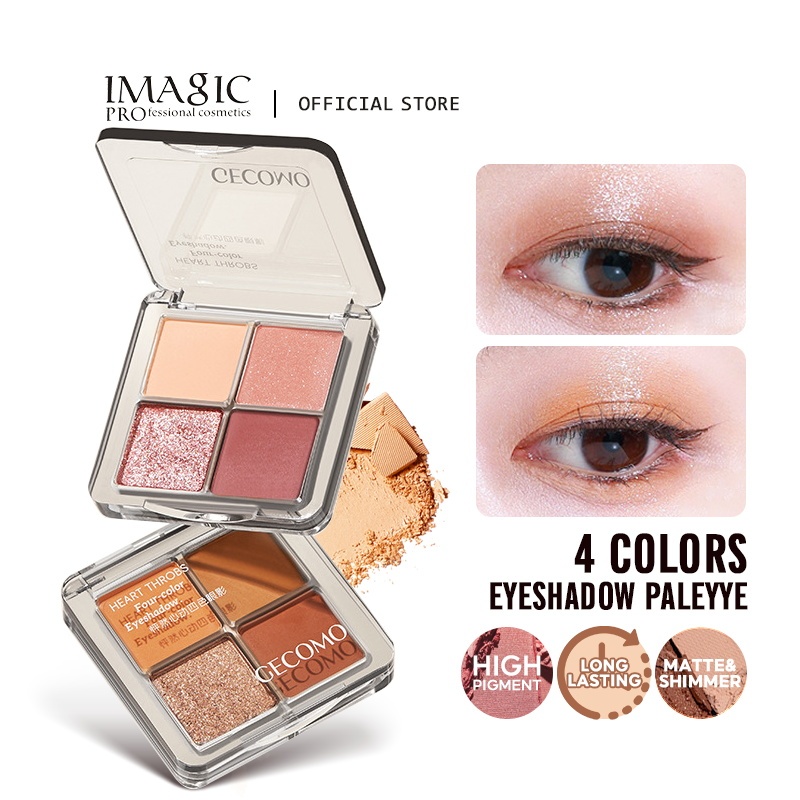 Imagic อายแชโดว์ 4 สี Shadow Eye High Colours Matte&shimmer อายแชโดว์แต่งหน้า