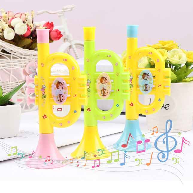 ของเล่นเด็กแตรขนาดเล็กนกหวีดนกหวีดสีสดใส