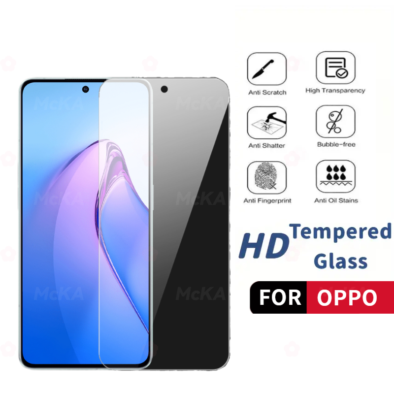 Hd ฟิล์มป้องกันจอ สำหรับ ฟิล์มป้องกันจอ สำหรับ ฟิล์มกระจก ติด Oppo A60 A58 A38 A98 A78 A18 A59 A79 A77s A17 A17K A76 A95 A16 A16k