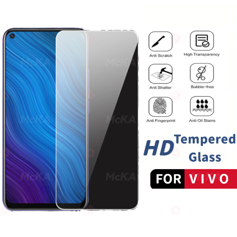 Hd ฟิล์มป้องกันจอ สำหรับ ฟิล์มป้องกันจอ สำหรับ ฟิล์มกระจก ติด Vivo Y03 Y18 Y28 Y17s Y27s Y27 Y100 Y36 Y16 Y02 Y02s Y02A Y02T
