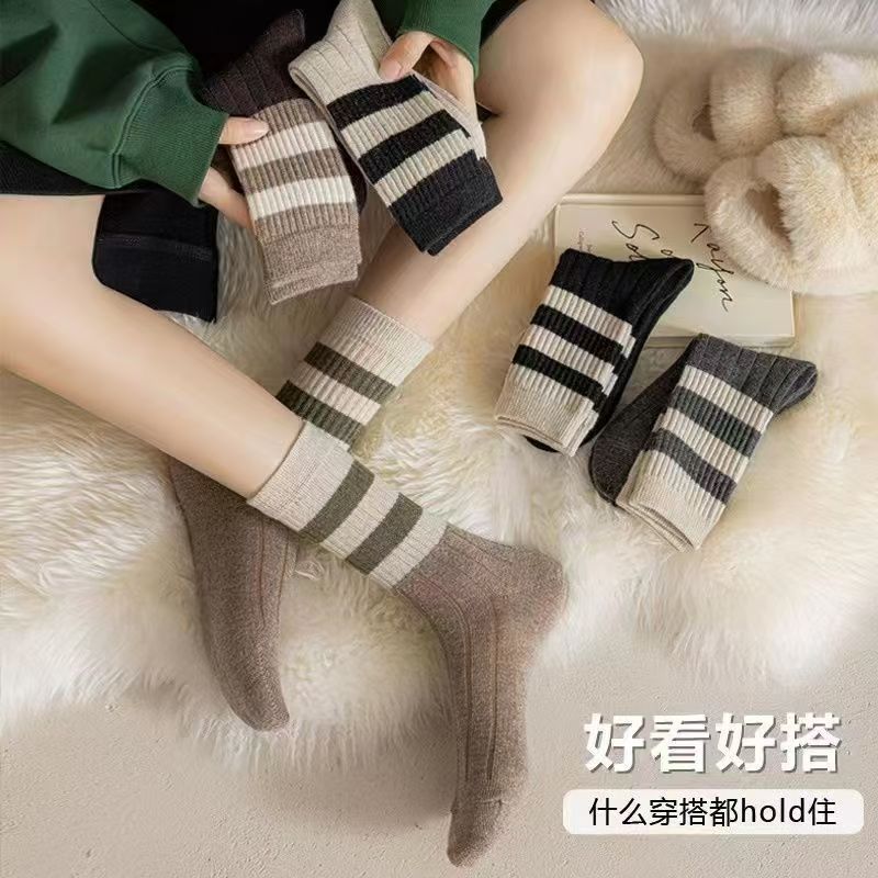 พร้อมส่ง ถุงเท้าข้อสั้นสีพื้น ถุงน่องลําลอง สีพื้น สําหรับผู้หญิง