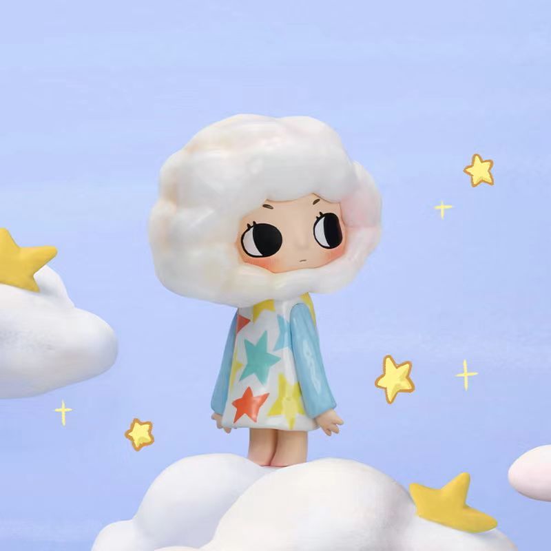 ของแท้ POPMART Nyotas Soft Life Series รูปน่ารักอินเทรนด์เล่นเดสก์ท็อปตกแต่ง