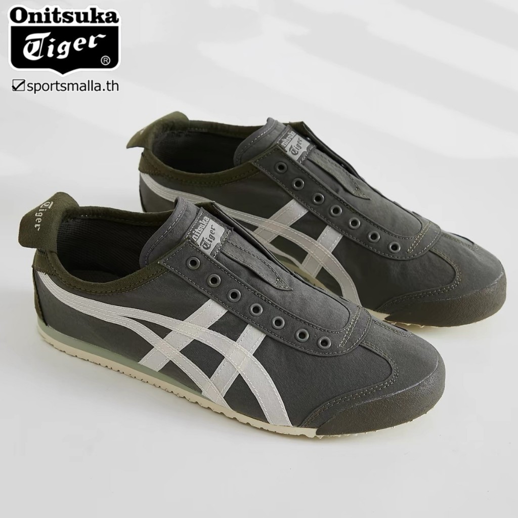 Onitsuka MEXICO 66 Kombu Slip-On รองเท้าผู้ชายผู้หญิงรองเท้าวิ่ง 1183B603-301