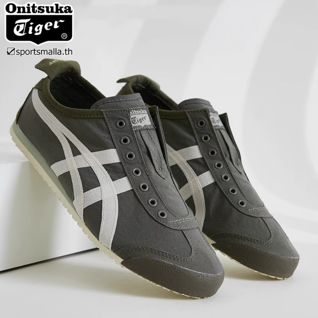 Onitsuka MEXICO 66 Kombu Slip-On รองเท้าผู้ชายผู้หญิงรองเท้าวิ่ง 1183B603-301