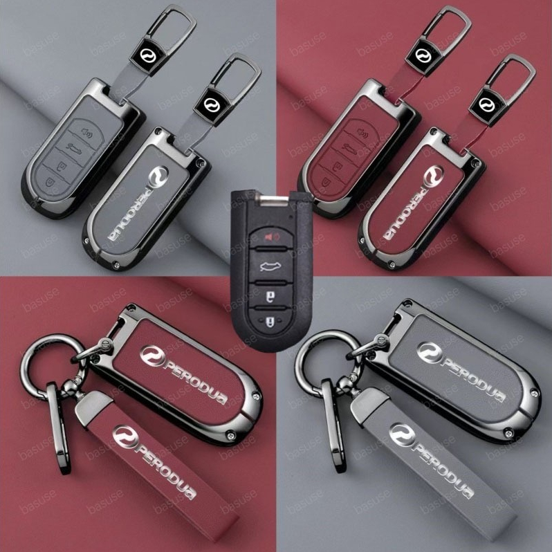 Perodua Bezza / MYVI / Aruz Keyless Remote Car Keyless เคสฝาครอบโลหะผสม