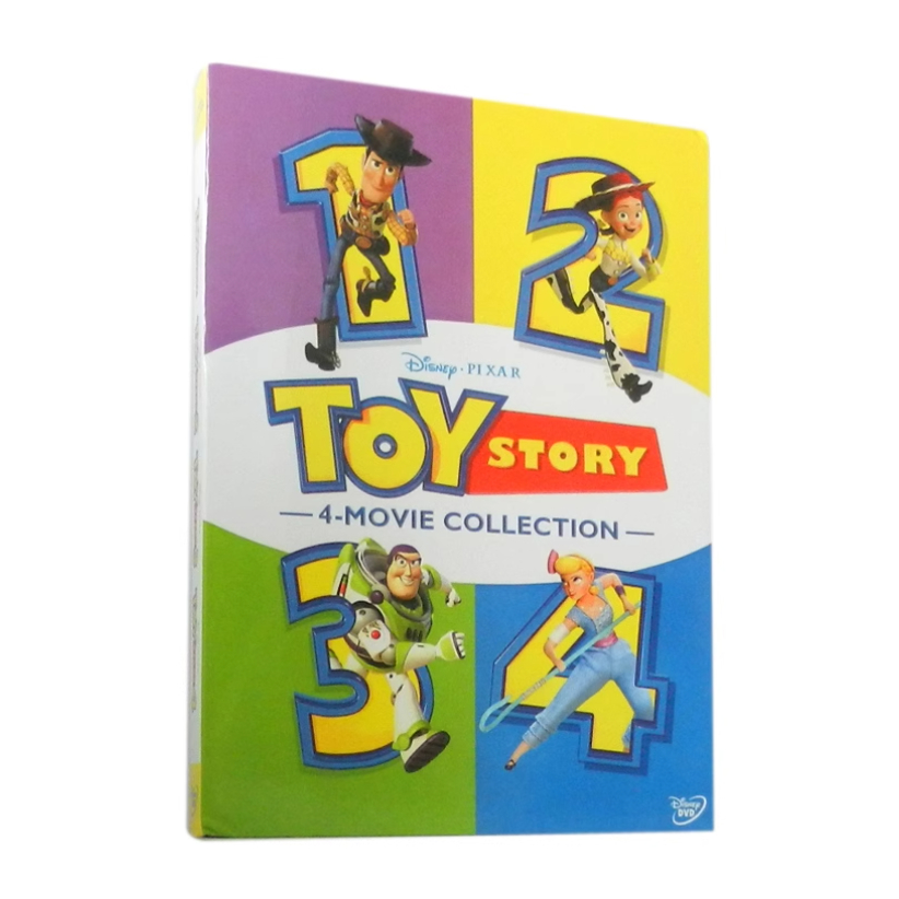 Toy Story 1-4 Collection Toy Story 6DVD ดีวีดีคําบรรยายภาษาอังกฤษ