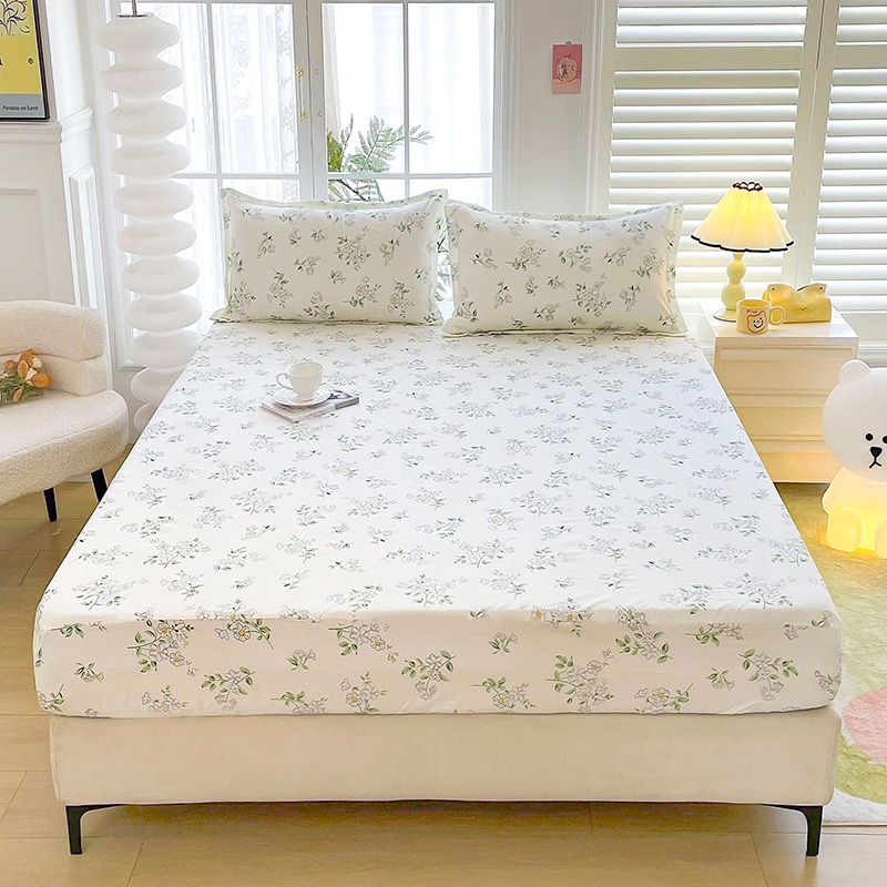 ผ้าปูที่นอน ผ้าคอตตอน 6ฟุต 5ฟุต 3.5ฟุต ชุดเครื่องนอน ชุดเครืองนอนครบชุด 360 เต็มรูปแบบล้อมรอบด้วยเตียงแททามิโซนแน่น